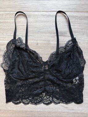 Dream Bandits Black Lace Bralette Cami